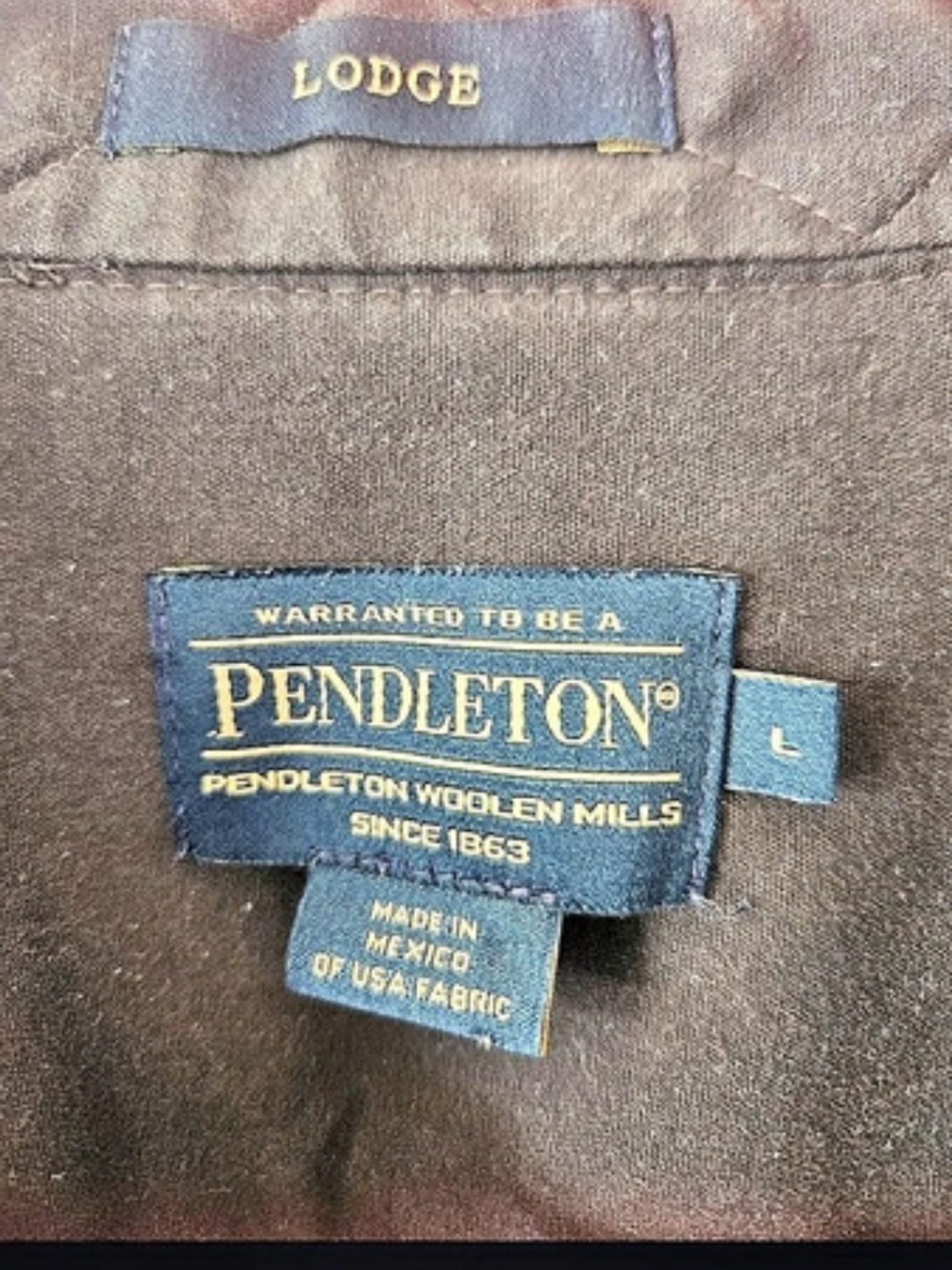 (NWOT) Pendleton Plaid Wool shirt - Picture 4 of 7